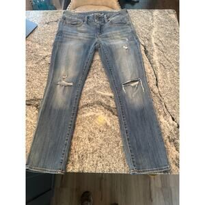 American Eagle Artist Cropped Jeans Size 6